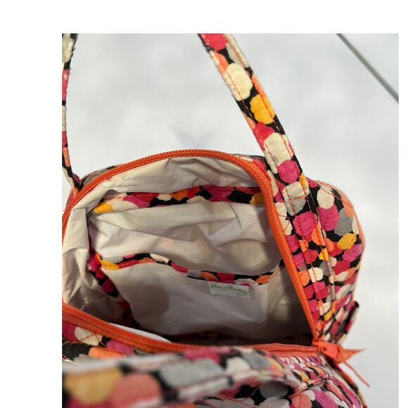 Vera Bradley Quilted Floral Lunch Bag | Insulated Lunch Tote Pink Multi - Picture 4 of 10